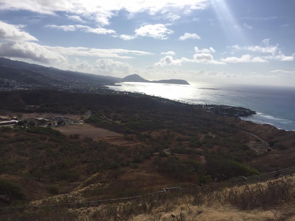 ダイヤモンドヘッドからの絶景