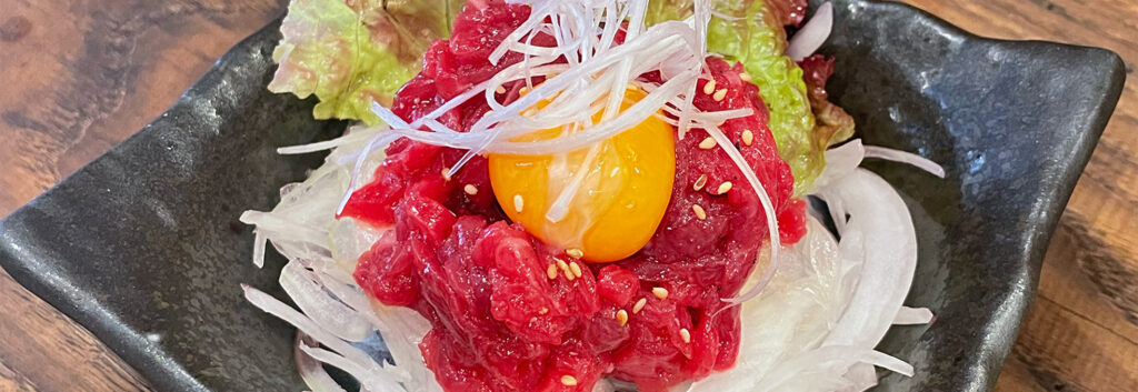 炙りユッケ（塩）